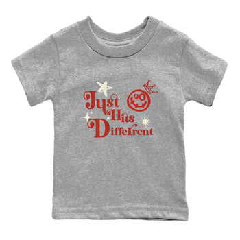 4s Brick By Brick shirts to match jordans Just Hits Different sneaker match tees Air Jordan 4 Nigel match shoes to clothes SNRT Sneaker Tees Youth Baby Heather Grey 2 tee