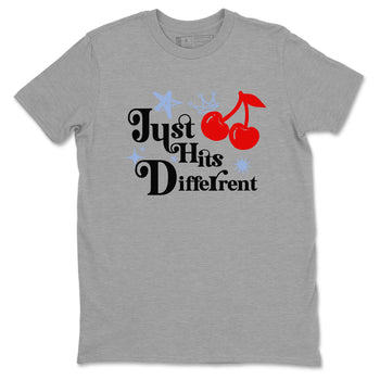 5s Black Metallic Reimagined shirts to match jordans Just Hits Different best t shirts to wear with jordans Air Jordan 5 Reimagined match shoes to clothes SNRT Sneaker Tees unisex cotton Heather Grey 2 shirts