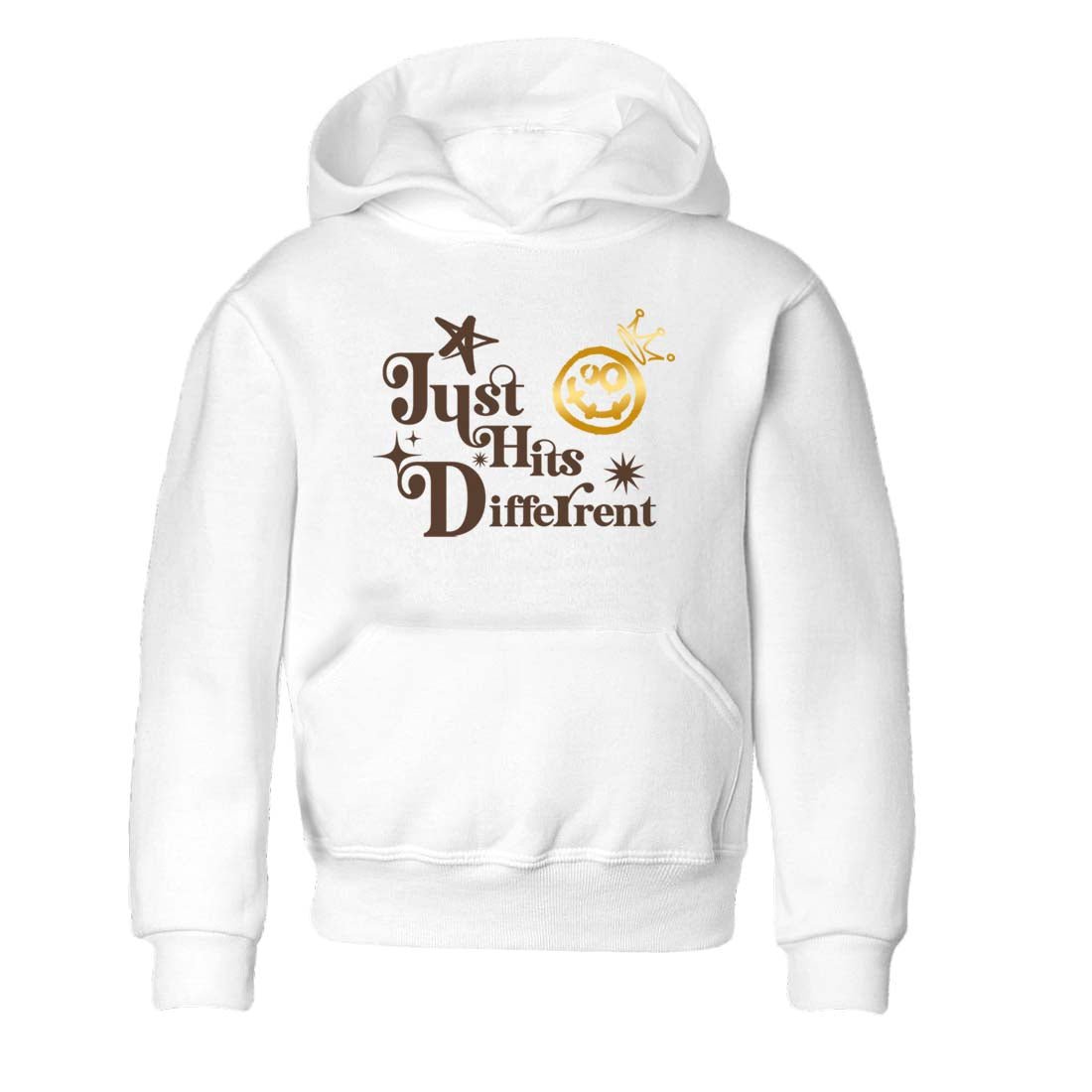 5s Golden Ticket shirts to match jordans  Just Hits Different shirts to match jordans Air Jordan 5 Golden Ticket match shoes to clothes SNRT Sneaker Tees Youth Baby White 2 tee