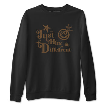 Jordan Jumpman Jack Travis Scott Dark Mocha shirts to match jordans Just Hits Different sneaker match tees Jordan Jumpman Jack Travis Scott Dark Mocha match shoes to clothes SNRT Sneaker Tees unisex cotton Black 2 shirts
