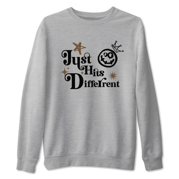 Jordan Jumpman Jack Travis Scott Dark Mocha shirts to match jordans Just Hits Different sneaker match tees Jordan Jumpman Jack Travis Scott Dark Mocha match shoes to clothes SNRT Sneaker Tees unisex cotton Heather Grey 2 shirts