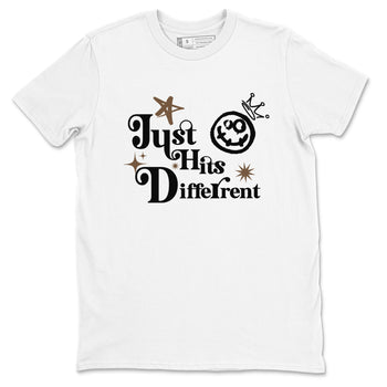 Jordan Jumpman Jack Travis Scott Dark Mocha shirts to match jordans Just Hits Different sneaker match tees Jordan Jumpman Jack Travis Scott Dark Mocha match shoes to clothes SNRT Sneaker Tees unisex cotton White 2 shirts