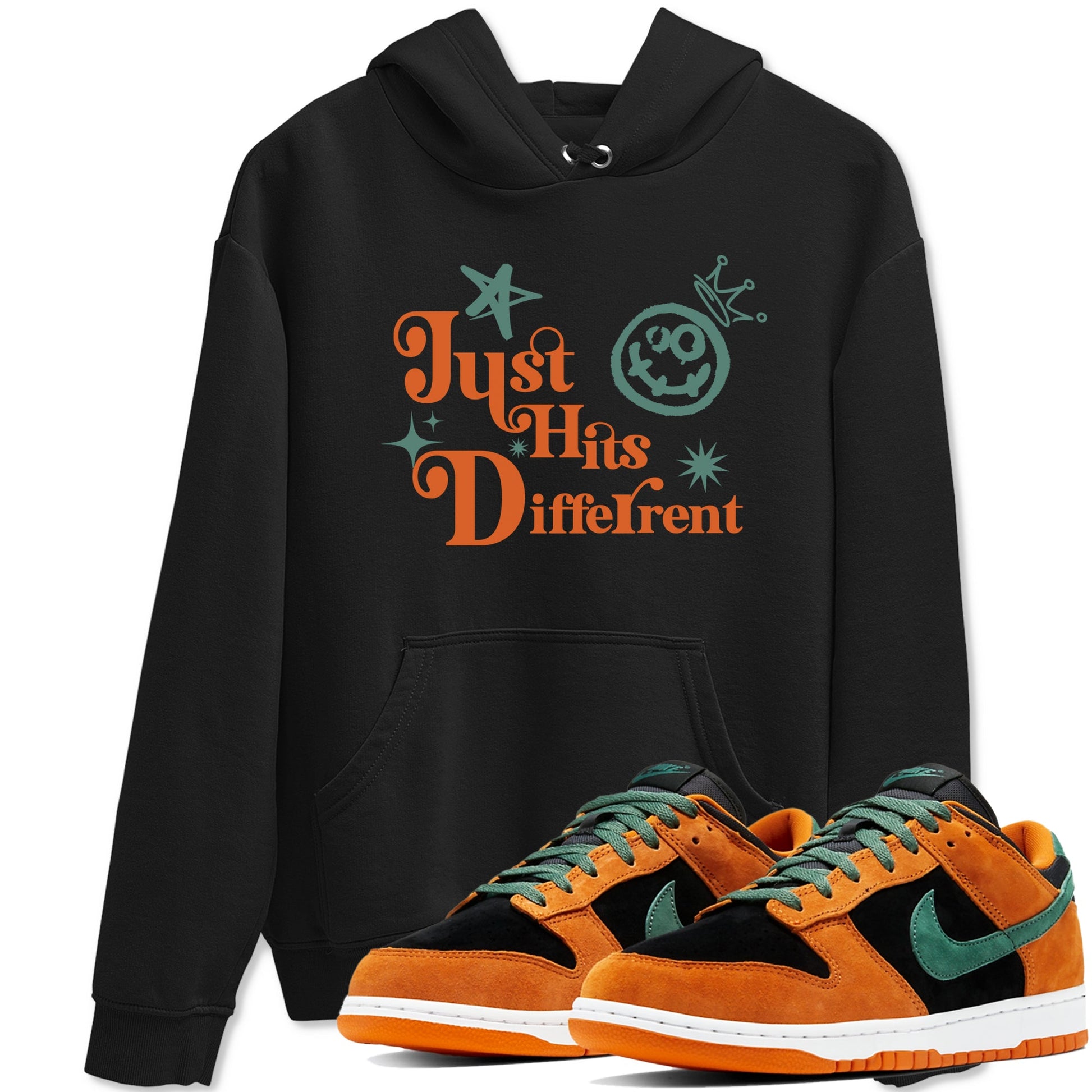 Dunk Low Ceramic shirts to match jordans Just Hits Different sneaker match tees Dunk Ceramic match shoes to clothes SNRT Sneaker Tees unisex cotton Black 1 shirts