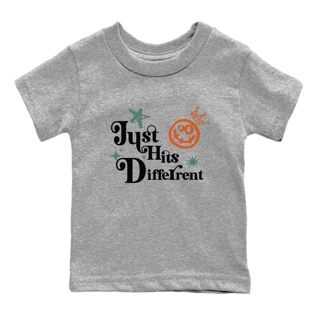 Dunk Low Ceramic shirts to match jordans Just Hits Different sneaker match tees Dunk Ceramic match shoes to clothes SNRT Sneaker Tees Youth Baby Heather Grey 2 tee