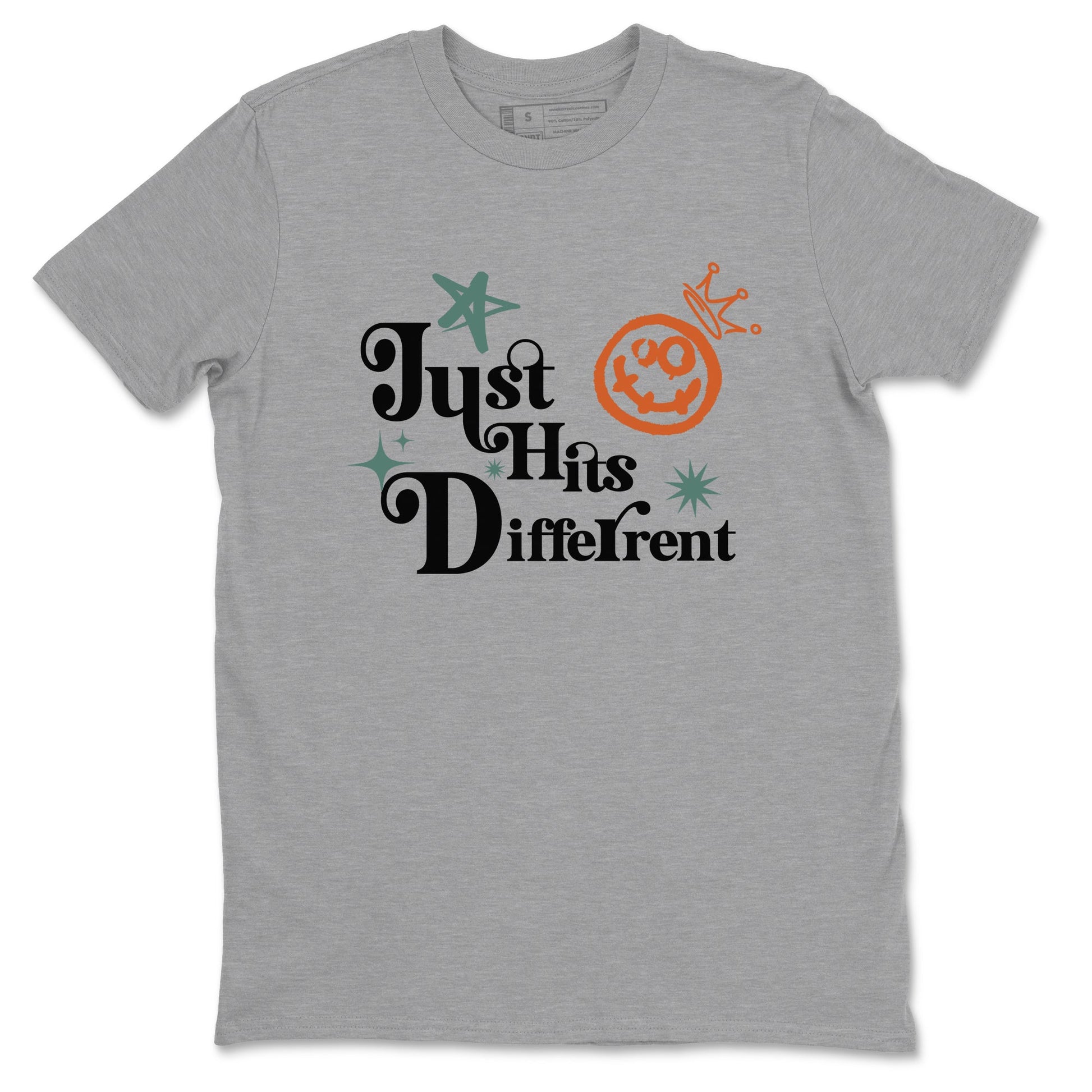 Dunk Low Ceramic shirts to match jordans Just Hits Different sneaker match tees Dunk Ceramic match shoes to clothes SNRT Sneaker Tees unisex cotton Heather Grey 2 shirts