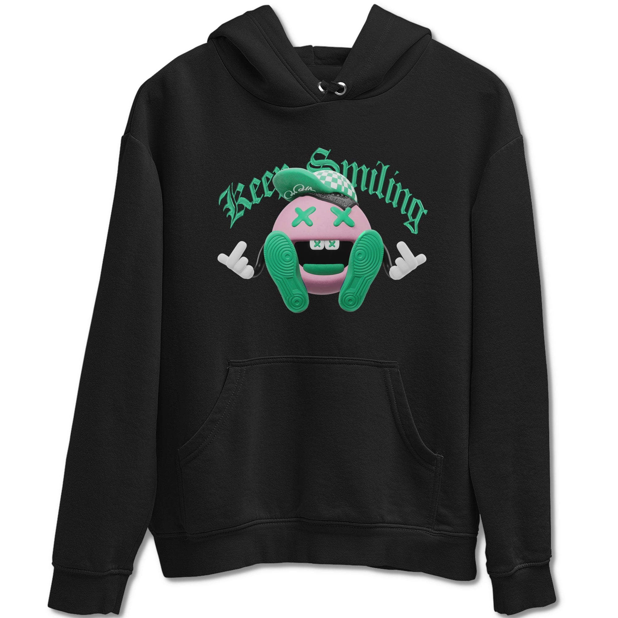 Dunk Low Medium Soft Pink Malachite shirt to match jordans Keep Smiling sneaker tees Dunk Medium Soft Pink Malachite SNRT Sneaker Release Tees unisex cotton Black 2 crew neck shirt