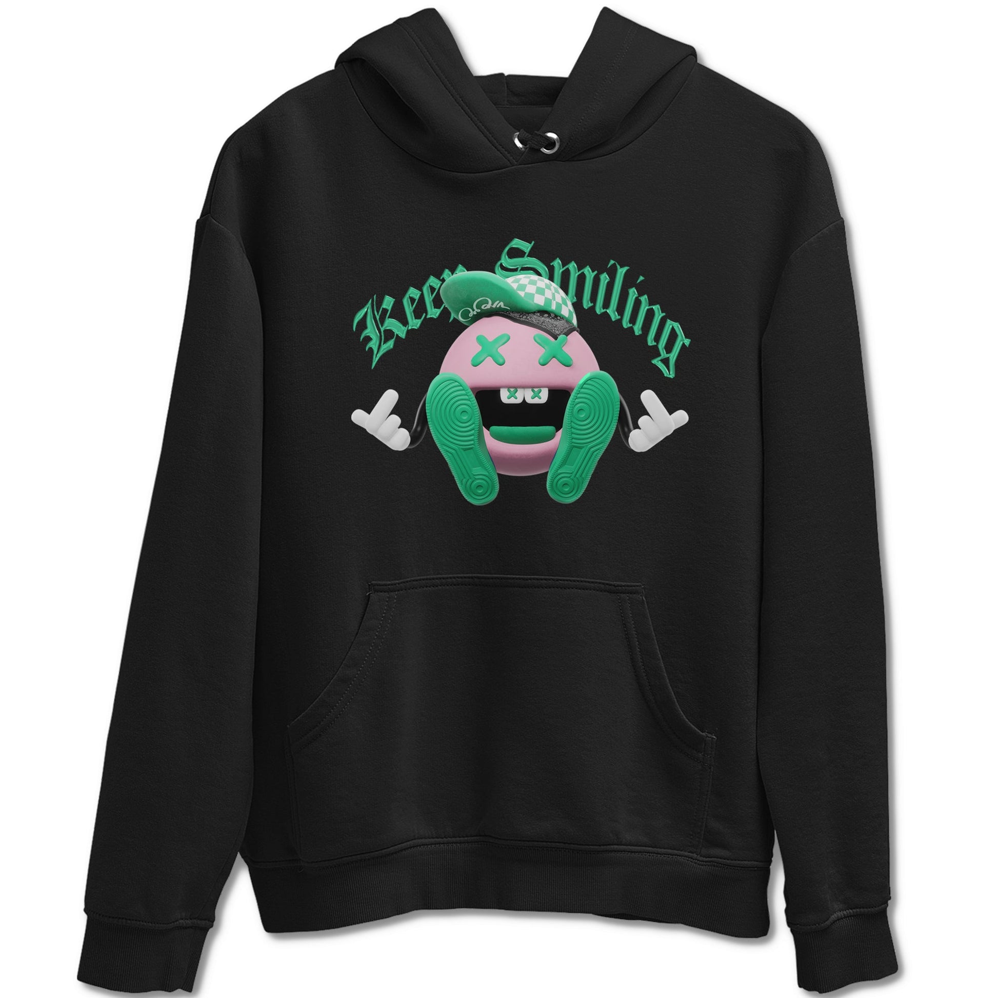 Dunk Low Medium Soft Pink Malachite shirt to match jordans Keep Smiling sneaker tees Dunk Medium Soft Pink Malachite SNRT Sneaker Release Tees unisex cotton Black 2 crew neck shirt