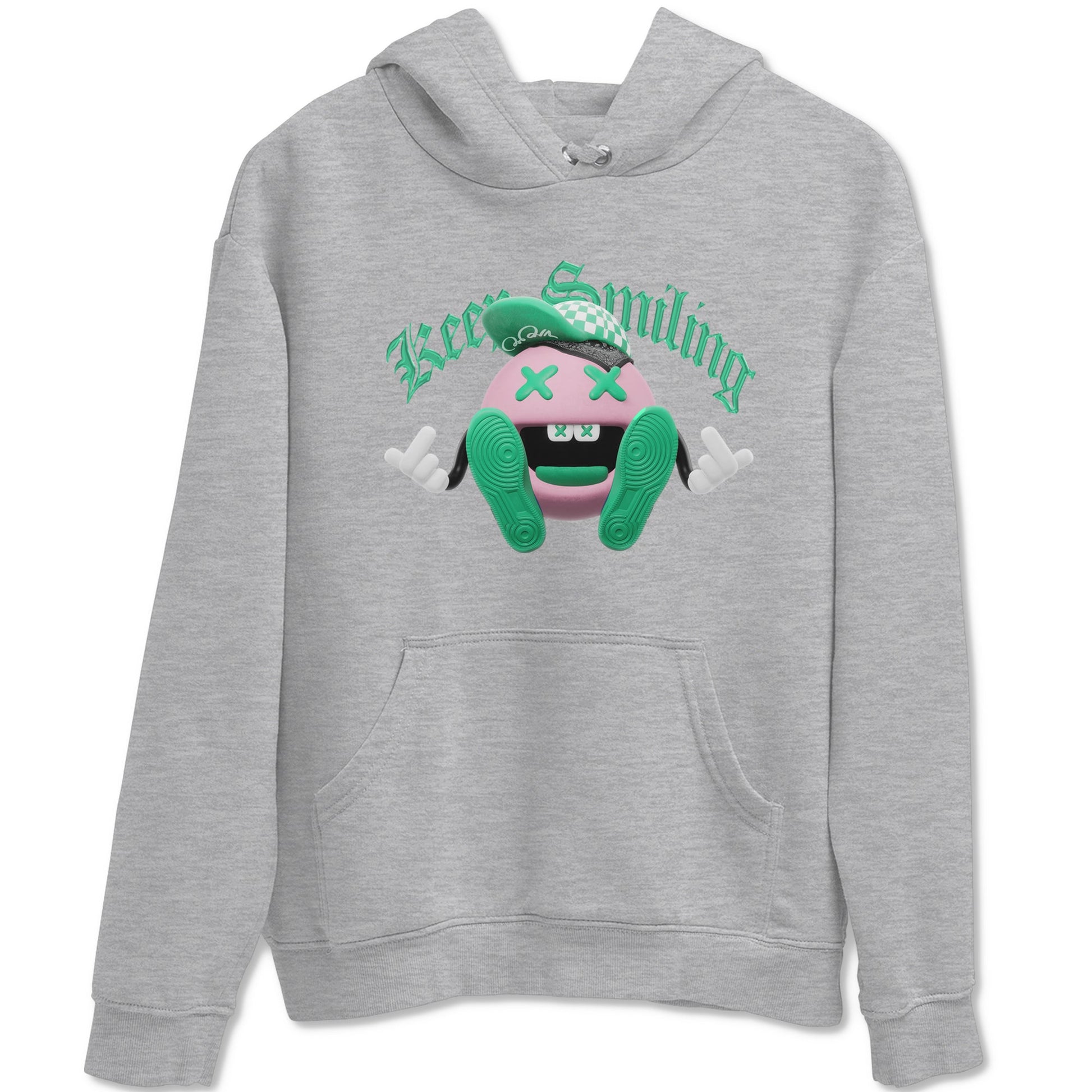 Dunk Low Medium Soft Pink Malachite shirt to match jordans Keep Smiling sneaker tees Dunk Medium Soft Pink Malachite SNRT Sneaker Release Tees unisex cotton Heather Grey 2 crew neck shirt