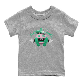Dunk Low Medium Soft Pink Malachite shirt to match jordans Keep Smiling sneaker tees Dunk Medium Soft Pink Malachite SNRT sneaker release tees baby toddler Heather Grey 2 cotton Shirt