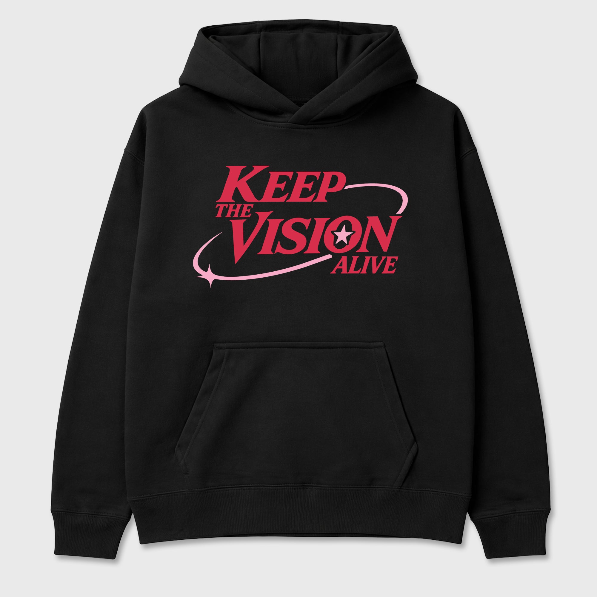Keep The Vision Alive Graphic T-Shirt sneaker match tee designed for the Air Jordan 1 Travis Scott Tropical Pink, featuring coordinated color options for a perfect streetwear match. Black 2 shirt.