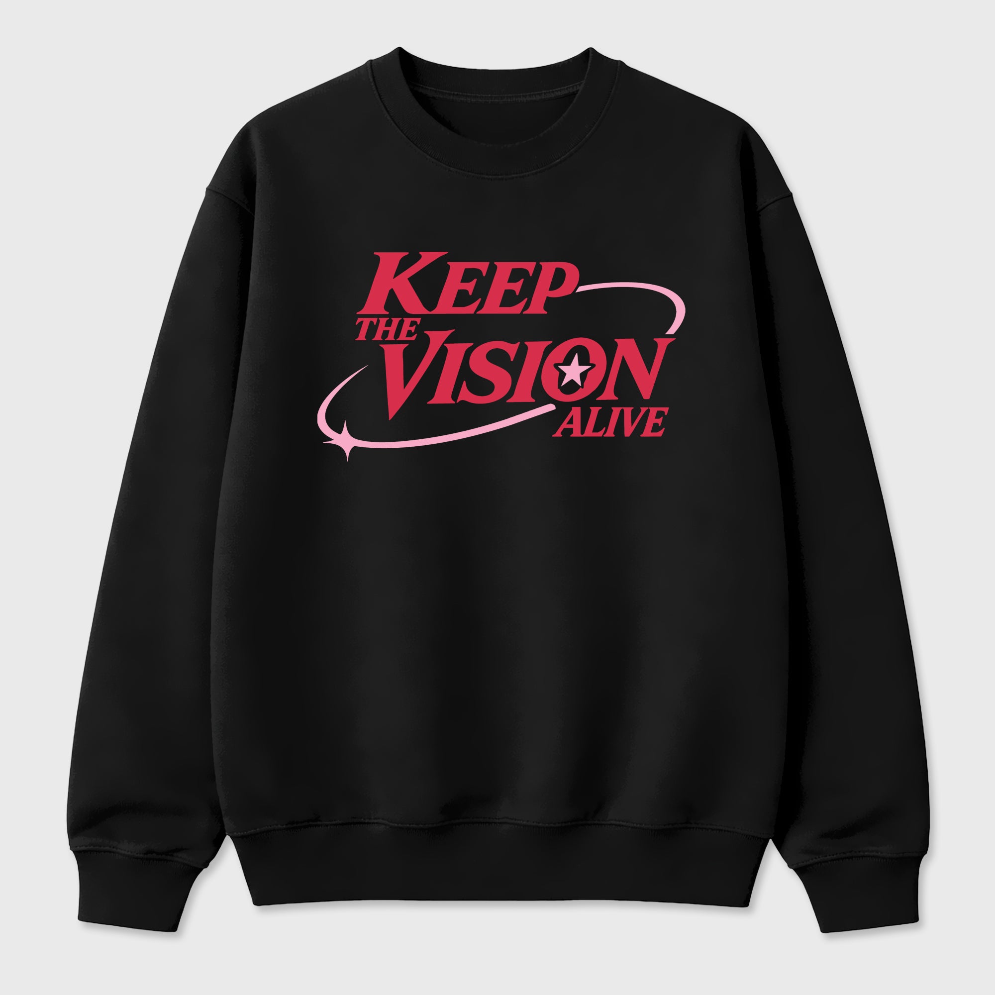 Keep The Vision Alive Graphic T-Shirt sneaker match tee designed for the Air Jordan 1 Travis Scott Tropical Pink, featuring coordinated color options for a perfect streetwear match. Black 2 shirt.
