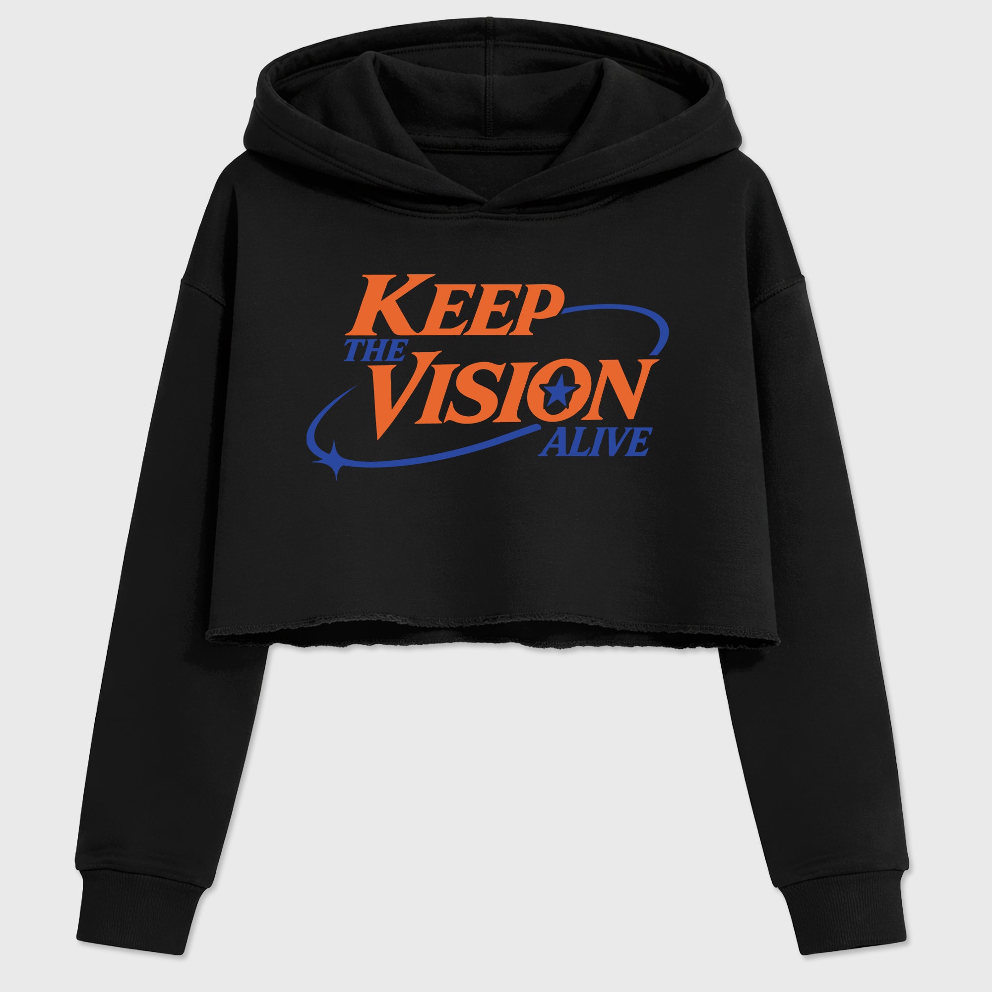 Keep The Vision Alive women’s crop tee designed to match the Air Jordan 3 Knicks, featuring coordinated Black 2 options for a perfect streetwear vibe.