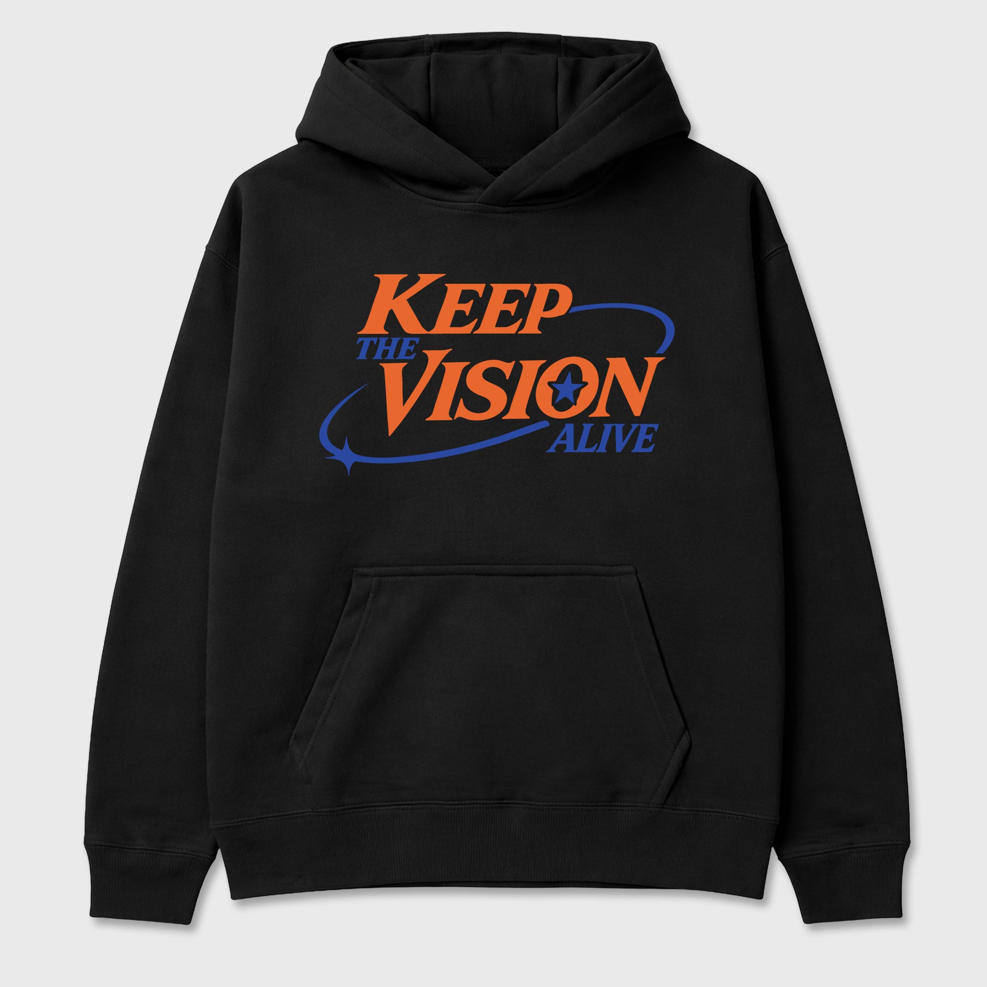 Keep The Vision Alive Graphic T-Shirt sneaker match tee designed for the Air Jordan 3 Knicks, featuring coordinated color options for a perfect streetwear match. Black 2 shirt.