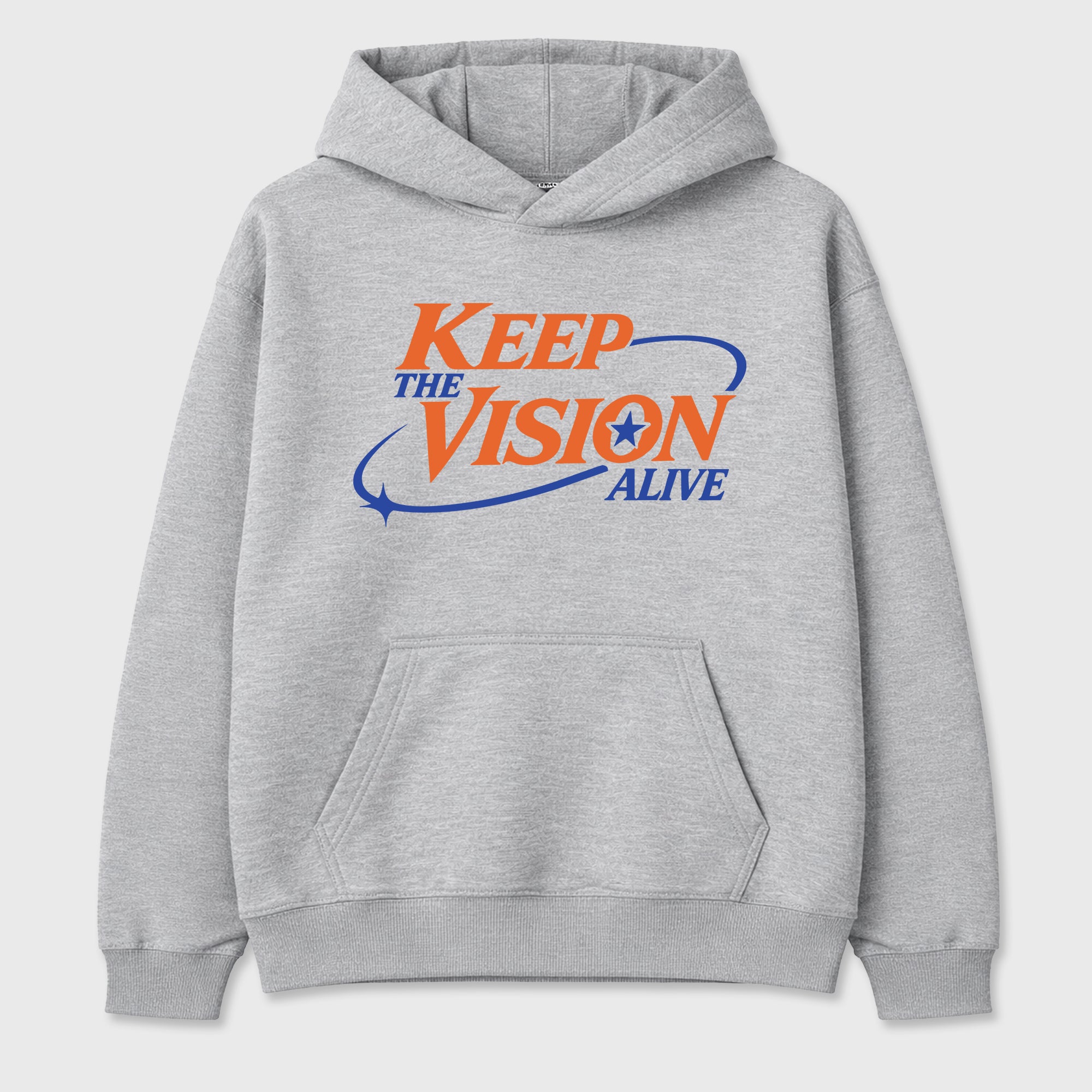 Keep The Vision Alive Graphic T-Shirt sneaker match tee designed for the Air Jordan 3 Knicks, featuring coordinated color options for a perfect streetwear match. Heather Grey 2 shirt.