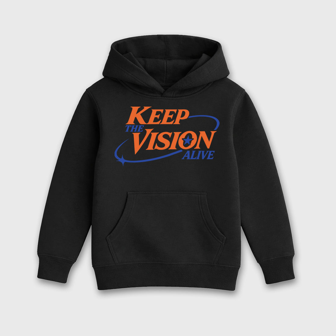 Keep The Vision Alive affordable baby and kids t-shirt designed to match the Air Jordan 3 Knicks, featuring coordinated Black 2 options for the perfect little sneakerhead streetwear look.