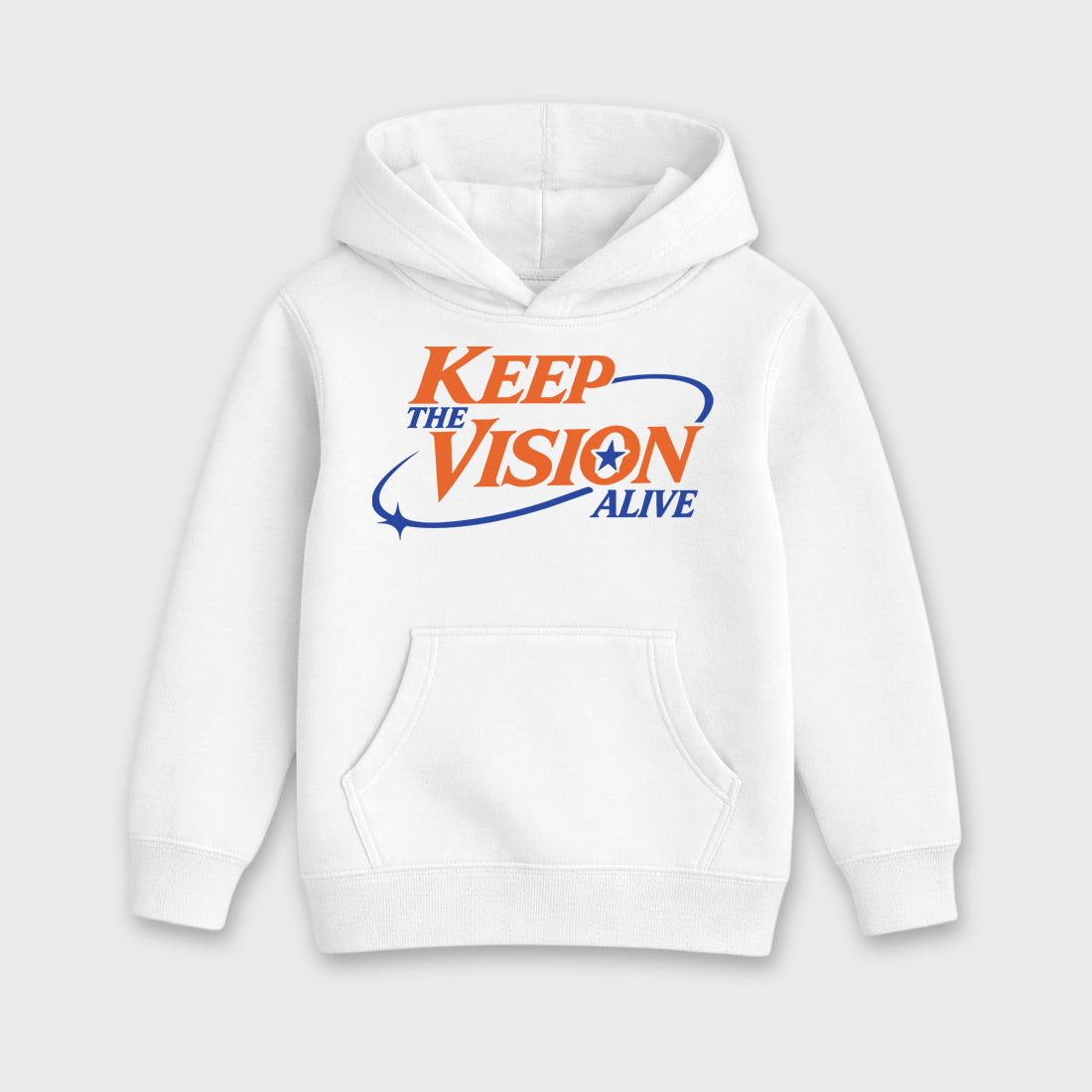 Keep The Vision Alive affordable baby and kids t-shirt designed to match the Air Jordan 3 Knicks, featuring coordinated White 2 options for the perfect little sneakerhead streetwear look.