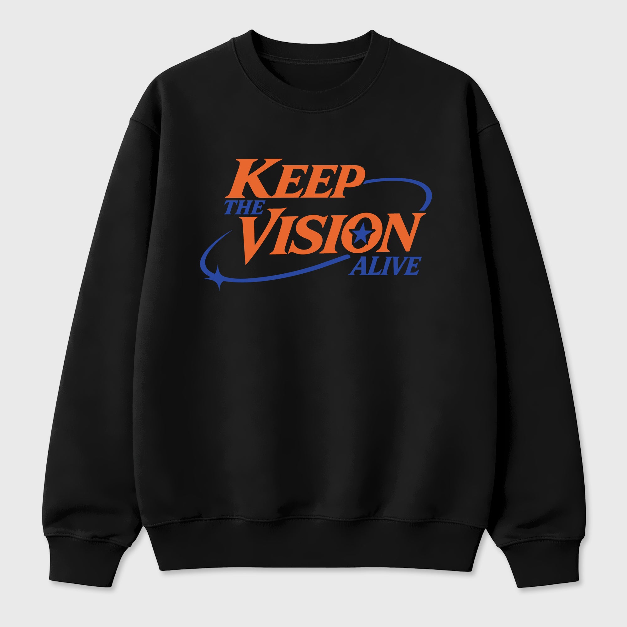 Keep The Vision Alive Graphic T-Shirt sneaker match tee designed for the Air Jordan 3 Knicks, featuring coordinated color options for a perfect streetwear match. Black 2 shirt.