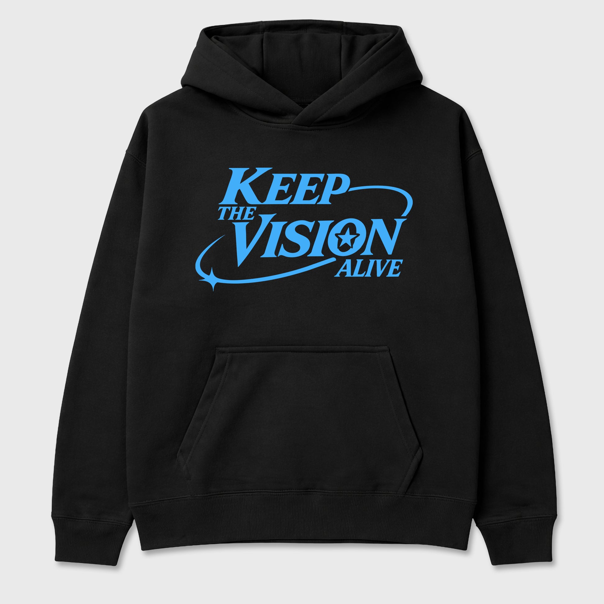 Keep The Vision Alive Graphic T-Shirt sneaker match tee designed for the Air Jordan 5 Black Carolina, featuring coordinated color options for a perfect streetwear match. Black 2 shirt.