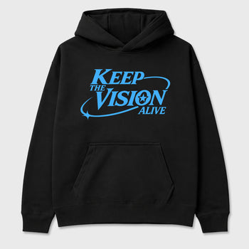 Keep The Vision Alive Graphic T-Shirt sneaker match tee designed for the Air Jordan 5 Black Carolina, featuring coordinated color options for a perfect streetwear match. Black 2 shirt.