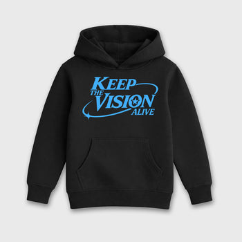 Keep The Vision Alive affordable baby and kids t-shirt designed to match the Air Jordan 5 Black Carolina, featuring coordinated Black 2 options for the perfect little sneakerhead streetwear look.