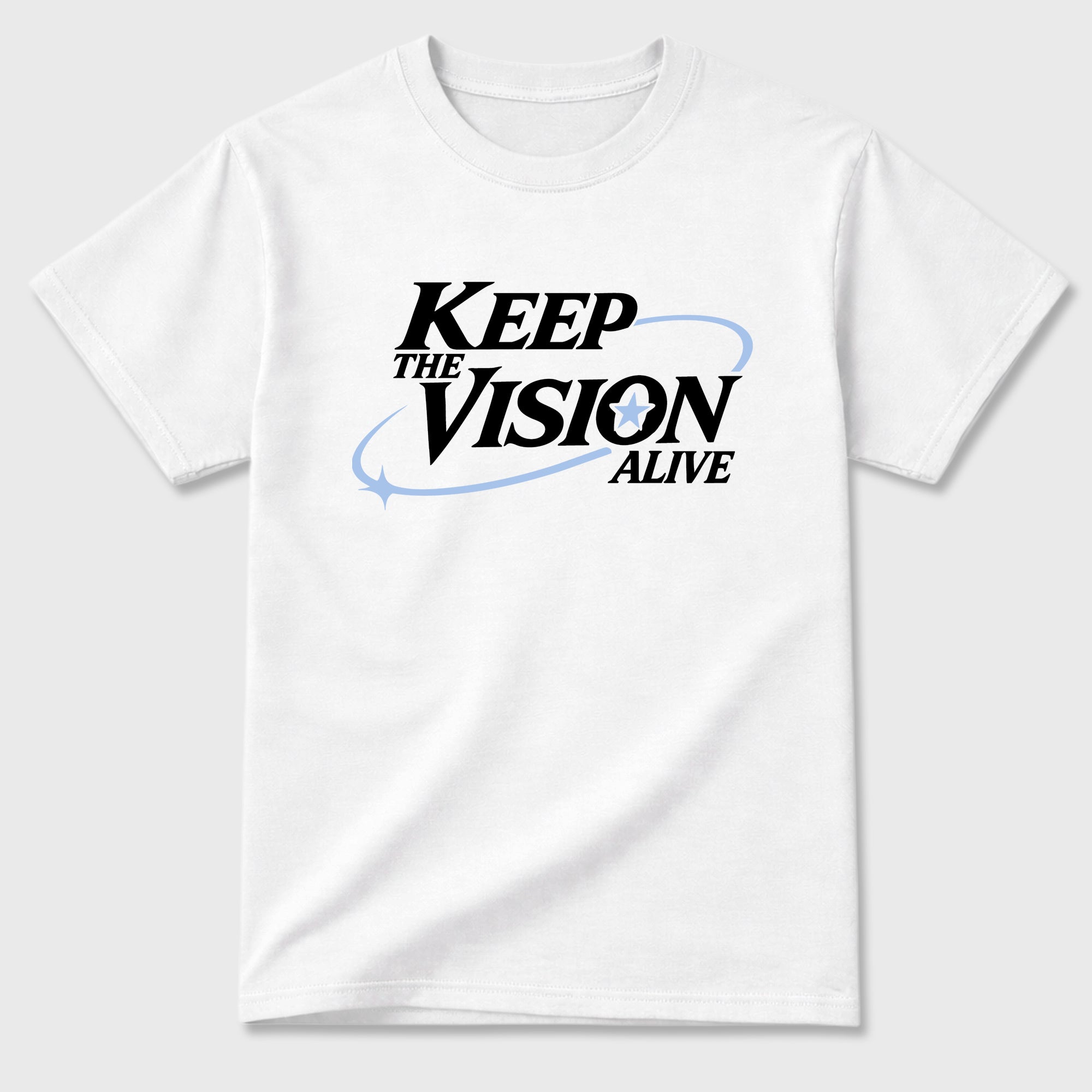 Keep The Vision Alive Graphic T-Shirt featuring original streetwear artwork designed to match the Air Jordan 6 Black and White. White 2 Graphic T-Shirt.