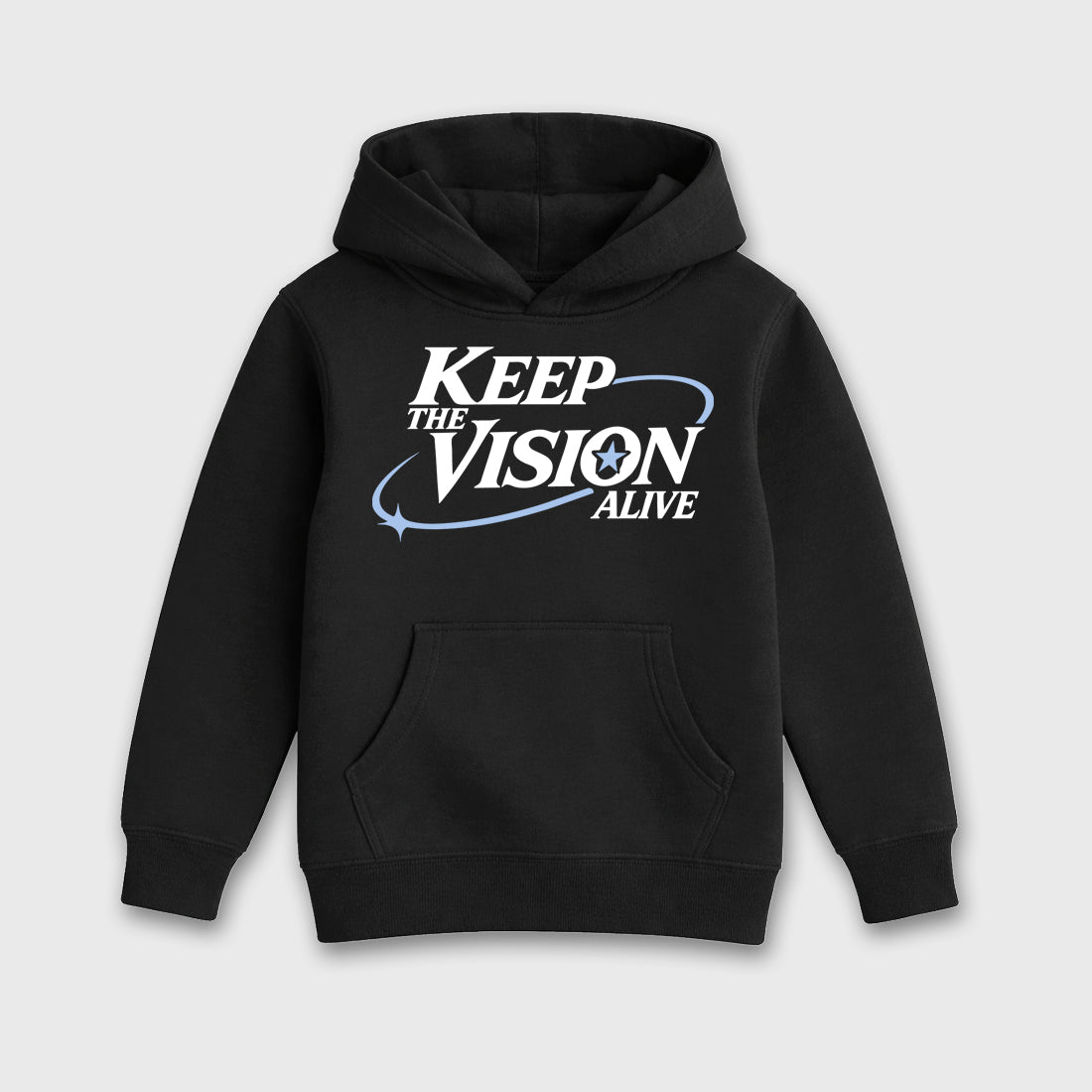 Keep The Vision Alive Baby & Kids Graphic Hoodie featuring original artwork designed to match the Air Jordan 6 Black and White. Black 2 Kids Graphic Sweater.