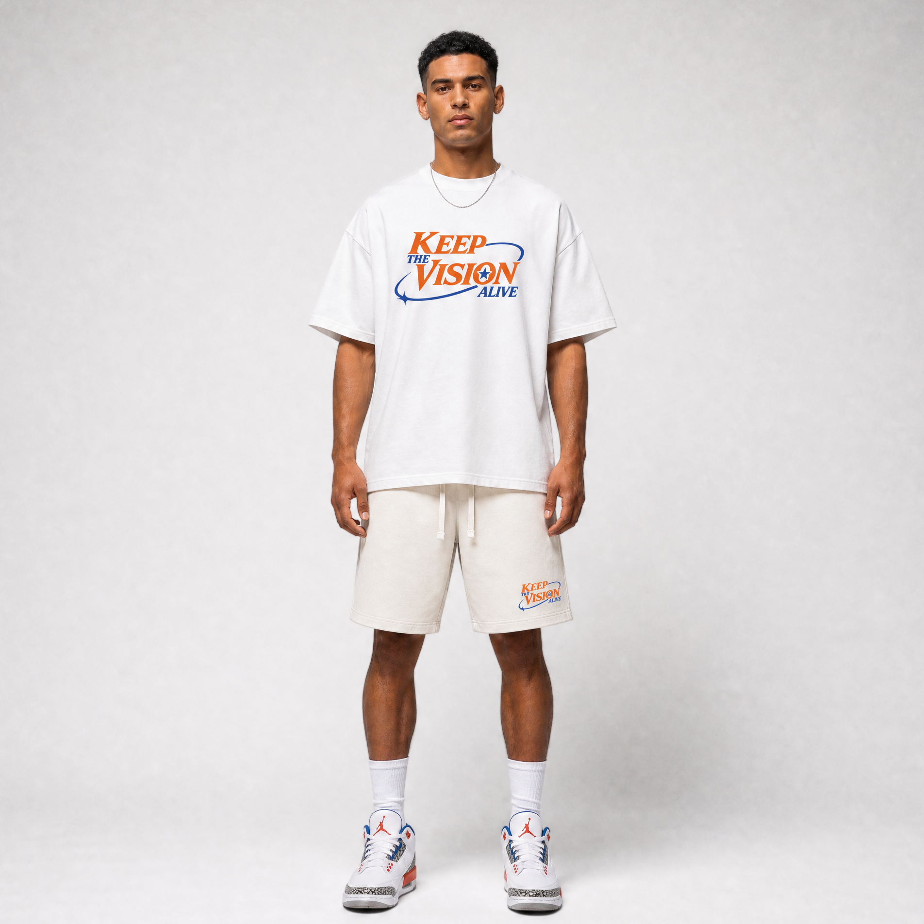 Keep The Vision Alive Premium Fleece Shorts - SNRT Sneaker T-shirts
