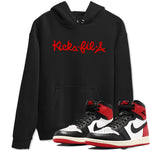 1s Black Toe Reimagined shirts to match jordans Kick Fil A sneaker match tees Air Jordan 1 Black Toe Reimagined SNRT Sneaker Release Tees unisex cotton Black 1 crew neck shirts