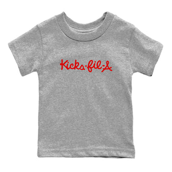 1s Black Toe Reimagined shirts to match jordans Kick Fil A sneaker match tees Air Jordan 1 Black Toe Reimagined SNRT Sneaker Release Tees Youth Baby Heather Grey 2 crew neck shirts