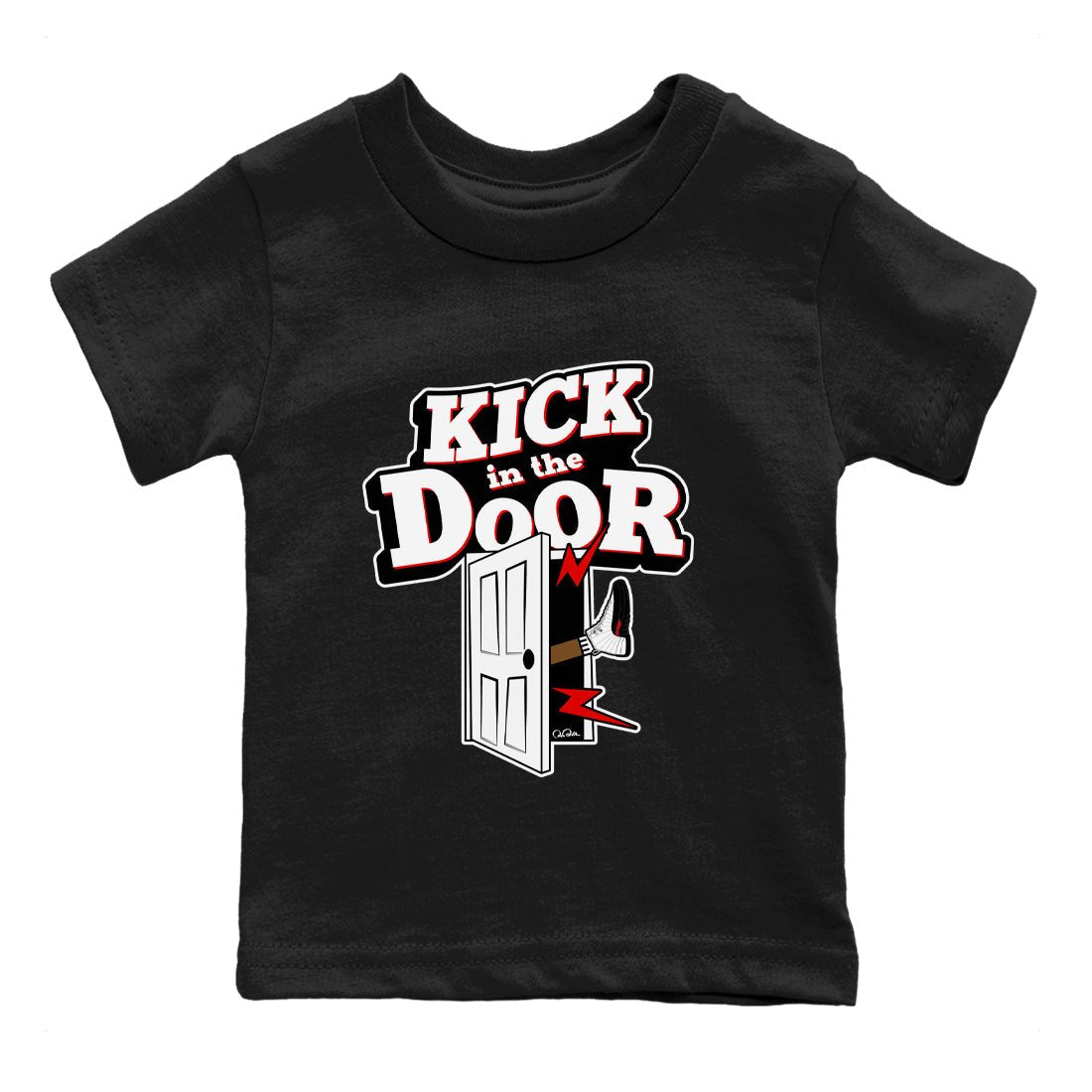 12s Taxi Flip shirts to match jordans Kick In The Door sneaker match tees Air Jordan 12 Taxi Flip SNRT Sneaker Tees streetwear brand Baby and Youth Black 2 cotton tee