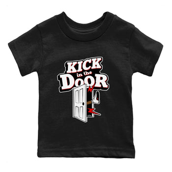 12s Taxi Flip shirts to match jordans Kick In The Door sneaker match tees Air Jordan 12 Taxi Flip SNRT Sneaker Tees streetwear brand Baby and Youth Black 2 cotton tee