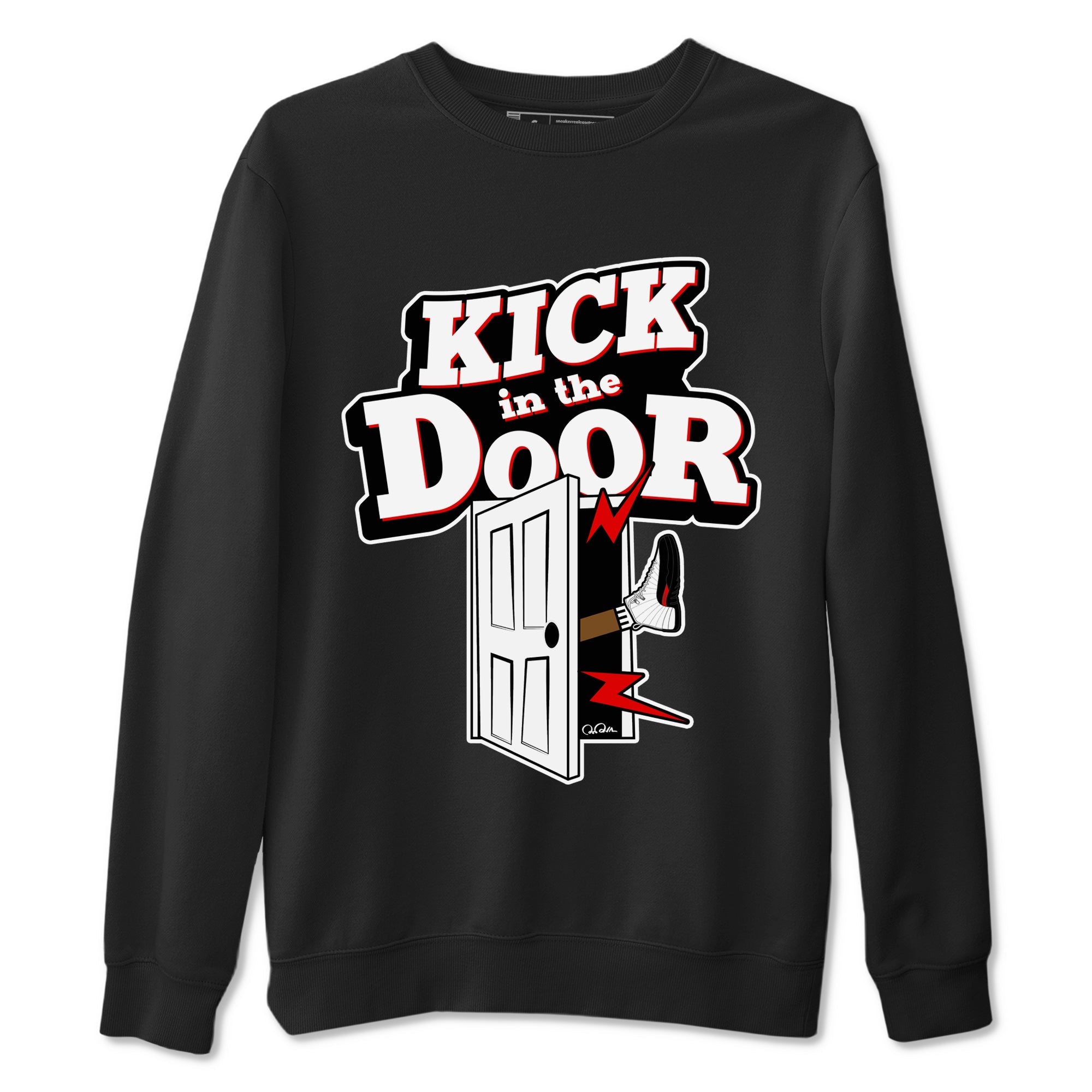 12s Taxi Flip shirts to match jordans Kick In The Door sneaker match tees Air Jordan 12 Taxi Flip SNRT Sneaker Tees streetwear brand Black 2 unisex cotton tee