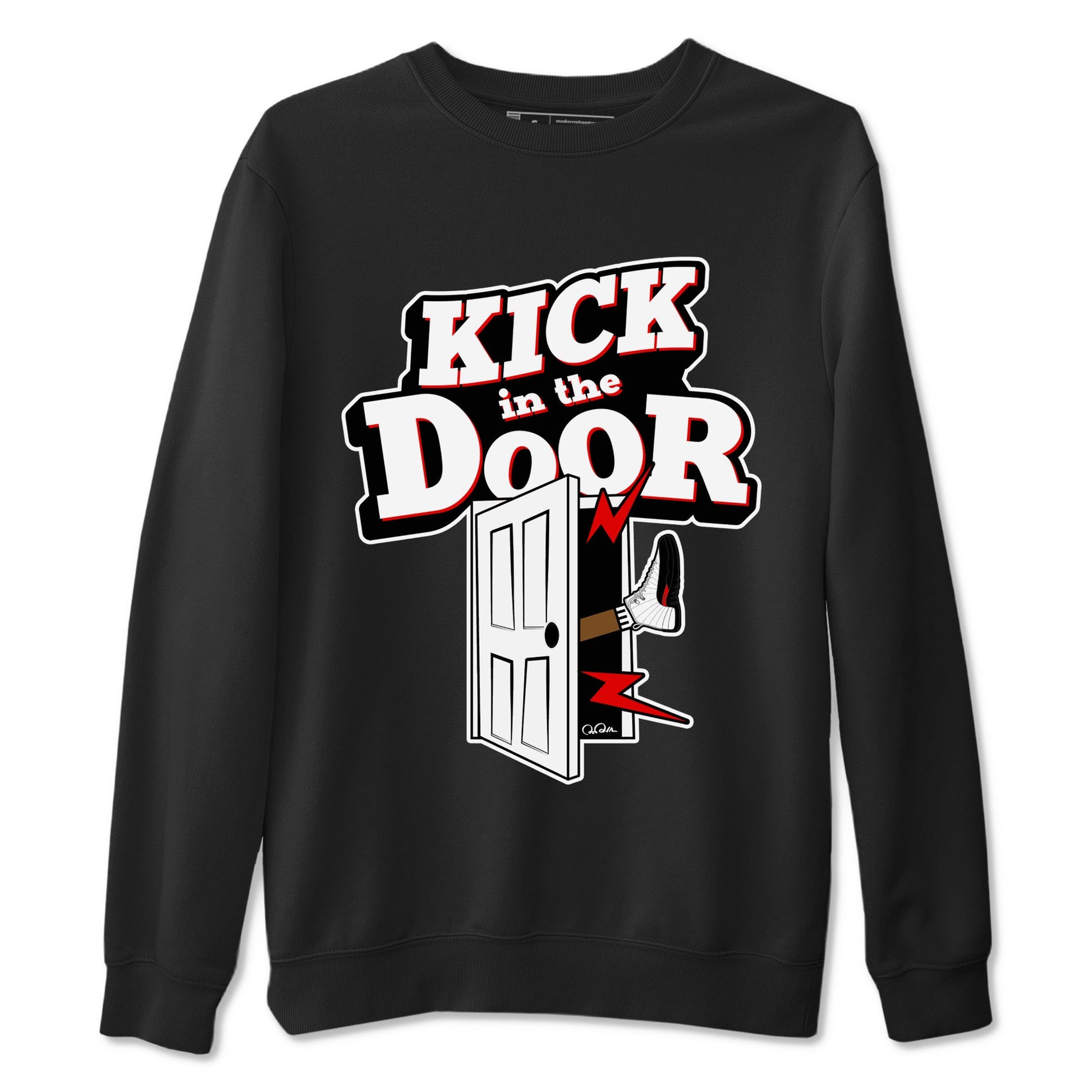 12s Taxi Flip shirts to match jordans Kick In The Door sneaker match tees Air Jordan 12 Taxi Flip SNRT Sneaker Tees streetwear brand Black 2 unisex cotton tee