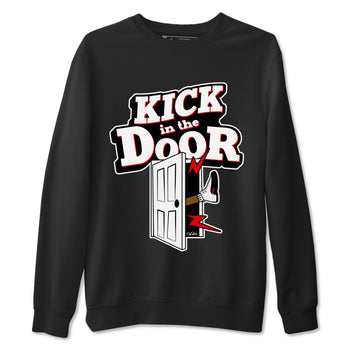 12s Taxi Flip shirts to match jordans Kick In The Door sneaker match tees Air Jordan 12 Taxi Flip SNRT Sneaker Tees streetwear brand Black 2 unisex cotton tee