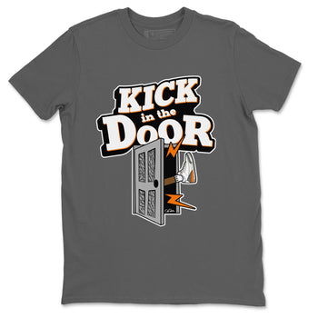 3s Georgia Peach shirt to match jordans Kick In The Door sneaker tees Air Jordan 3 Georgia Peach SNRT Sneaker Release Tees unisex cotton Cool Grey 2 crew neck shirt
