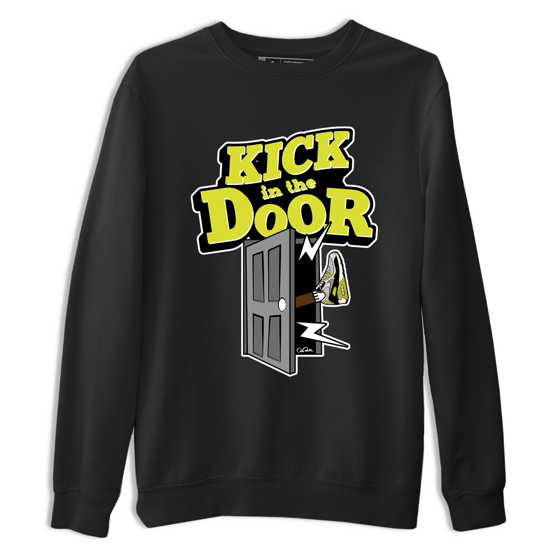 Kick In The Door sneaker match t-shirt styled to complete your fit with the Air Max 90 Cyber sneakers, shown in Black 2.