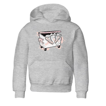 AJ11 Legend Pink shirts to match jordans Kick Trash sneaker match tees Air Jordan 11 Legend Pink SNRT Sneaker Tees streetwear brand Baby and Youth Heather Grey 2 cotton tee