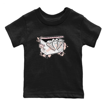 AJ11 Legend Pink shirts to match jordans Kick Trash sneaker match tees Air Jordan 11 Legend Pink SNRT Sneaker Tees streetwear brand Baby and Youth Black 2 cotton tee