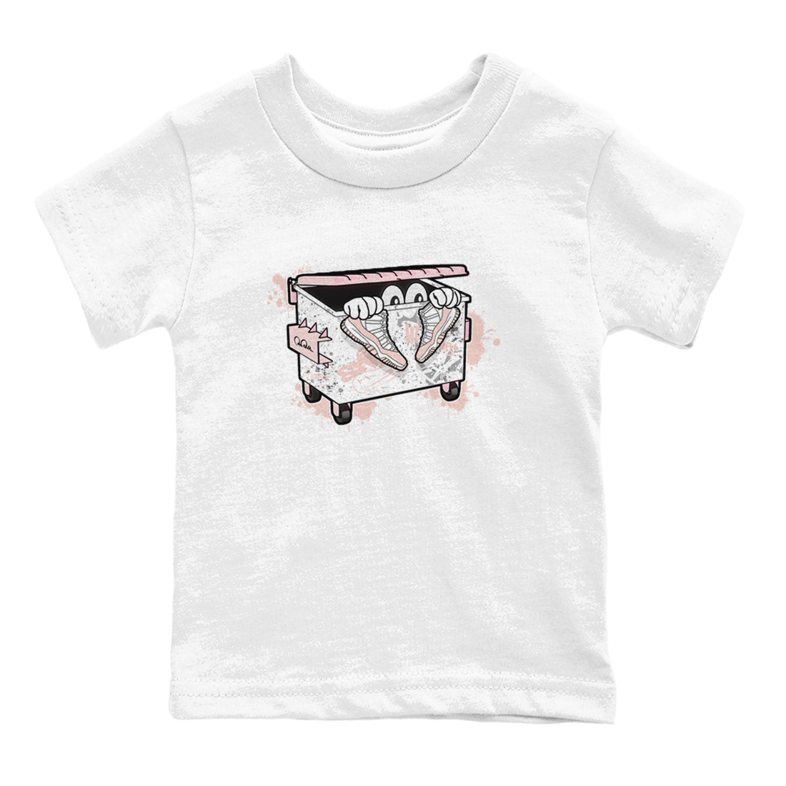 AJ11 Legend Pink shirts to match jordans Kick Trash sneaker match tees Air Jordan 11 Legend Pink SNRT Sneaker Tees streetwear brand Baby and Youth White 2 cotton tee