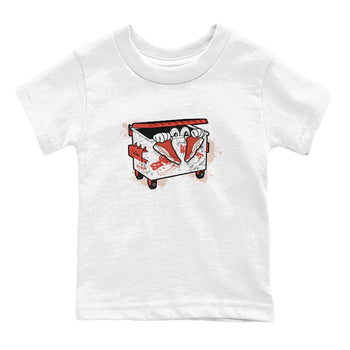 13s Dune Red shirts to match jordans Kick Trash sneaker match tees Air Jordan 13 Dune Red SNRT Sneaker Tees streetwear brand Baby and Youth White 2 cotton tee