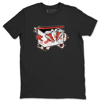 13s Dune Red shirts to match jordans Kick Trash sneaker match tees Air Jordan 13 Dune Red SNRT Sneaker Tees streetwear brand Black 2 unisex cotton tee