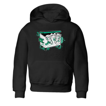 4s Oxidized Green shirts to match jordans Kick Trash sneaker match tees Air Jordan 4 Oxidized Green SNRT Sneaker Tees streetwear brand Baby and Youth Black 2 cotton tee