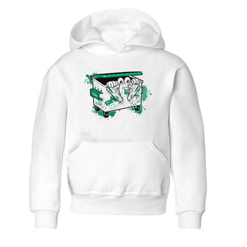 4s Oxidized Green shirts to match jordans Kick Trash sneaker match tees Air Jordan 4 Oxidized Green SNRT Sneaker Tees streetwear brand Baby and Youth White 2 cotton tee