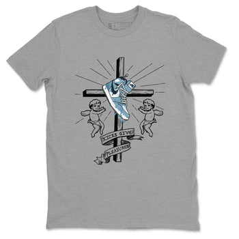1s Denim shirts to match jordans Kicks Give Pleasures sneaker match tees Air Jordan 1 Denim SNRT Sneaker Tees streetwear brand Heather Grey 2 unisex cotton tee