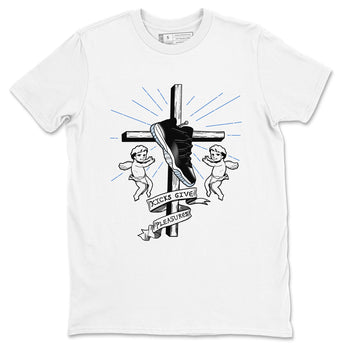 11s Black and Varsity Royal shirt to match jordans Kicks Give Pleasures sneaker tees Air Jordan 11 Black/Varsity Royal SNRT Sneaker Release Tees unisex cotton White 2 crew neck shirt