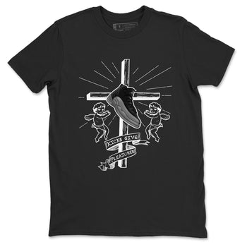 12s Black Wolf Grey shirts to match jordans Kicks Give Pleasures sneaker match tees Air Jordan 12 Barons match shoes to clothes SNRT Sneaker Tees unisex cotton Black 2 shirts