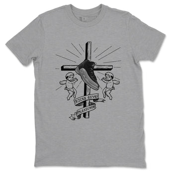 12s Black Wolf Grey shirts to match jordans Kicks Give Pleasures sneaker match tees Air Jordan 12 Barons match shoes to clothes SNRT Sneaker Tees unisex cotton Heather Grey 2 shirts