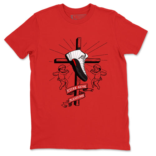 Air Jordan 12 Red Taxi shirts to match jordans Kicks Give Pleasures sneaker match tees 12s Red Taxi SNRT sneaker release Tees unisex cotton Red 2 crew neck shirt