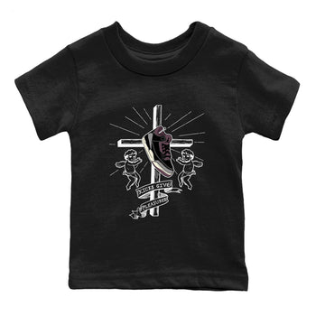 3s A Ma Maniere x Black shirts to match jordans Kicks Give Pleasures sneaker match tees A Ma Maniere x Air Jordan 3 “Black” SNRT Sneaker Tees streetwear brand Baby and Youth Black 2 cotton tee