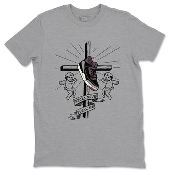 3s A Ma Maniere x Black shirts to match jordans Kicks Give Pleasures sneaker match tees A Ma Maniere x Air Jordan 3 “Black” SNRT Sneaker Tees streetwear brand Heather Grey 2 unisex cotton tee